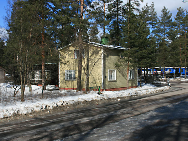 S&auml;hk&ouml;kadun ja Runeberginkadun kulma
